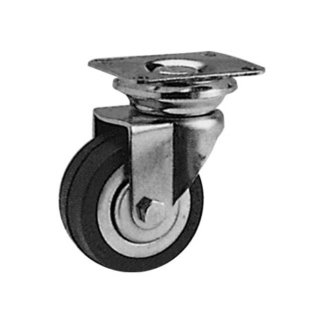 Ruota a forcella rotante Art. 111 -   mm 60 - HL mm 93 - Port. max kg 50 - 12 Pz