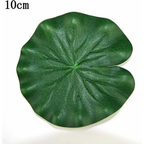 Nénuphars Flottants 10pcs 10cm, Décoration Piscine Jardin Bassin Vert (1/5)