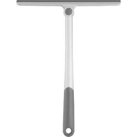 Shower Squeegee with Long Handle, Window Squeegee with Hole, Household Cleaning Tools - Grey (1/4)