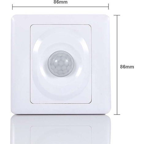 Veilleuse LED murale avec détecteur de mouvement infrarouge PIR automatique 220 V (1/5)