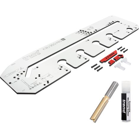 Trend KWJ950/PRO 950mm Pro Kitchen Worktop Jig + 50mm 1/2"" Router Cutter Bit