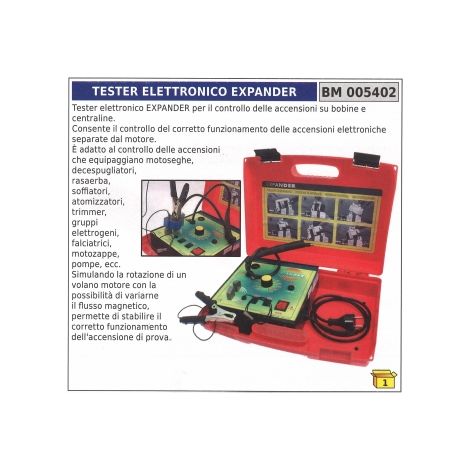 Comprobador electrónico de bobinas y centralitas de encendido EXPANDER 005402
