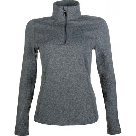 L, Bleu tacheté 2175: Chemise d'équitation technique à manches longues modèle Mio pour femmes (1/5)