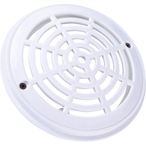 Bonde de fond ronde 203mm en ABS résistant, couvercle de drain de sol pour piscine et parc aquatique (1/5)