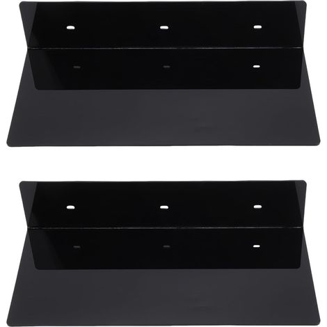 Acrylic Floating Shelves, Set of 2, Wall-Mounted, with Clear Display, for Bathroom, Living Room, Bedroom, Kitchen Storage (1/5)