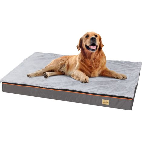 BingoPaw Cama Perro Grande Desenfundable Impermeable Lavable de Espuma Ortopedica, XXL 120x90x10cm (1/5)