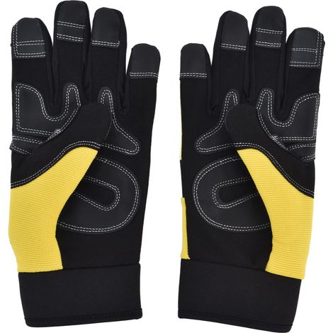Gants de travail de jardinage confortables, flexibles, haute résistance à l'adhérence, longue durée de vie, tissu microfibre sensible au t (1/5)