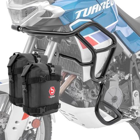 Set parafango alto e basso + borse per Aprilia Tuareg 660 22-25 nero (1/5)