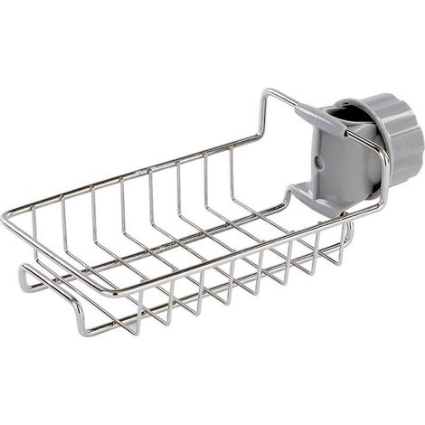 Lot de 2 Étagère Douche Sans Percage Inox, Porte Savon de Douche, Sans Perçage, Support de Rangement de Salle de Bain, D’évier de Cuisine (1/5)