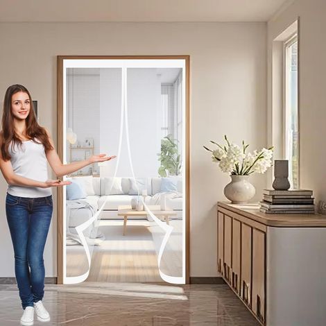 Moustiquaire Porte 76 x 120 cm Anti-Moustiques, Anti-Insectes (1/5)