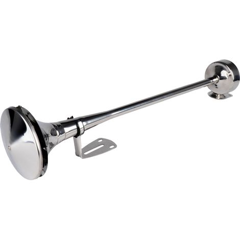 Klaxon de fanfare chromé 620 mm 12V 24V LowTone amio-04078 (1/4)