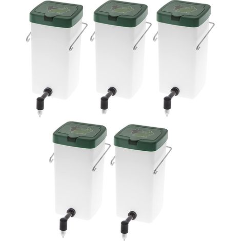 Lot de 4 abreuvoirs à tétons pour rongeurs Blanc 1 l (1/4)