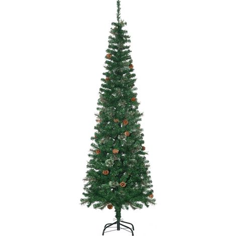 Sapin de Noël artificiel TALLMAN vert et marron (1/4)