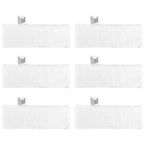 Packung mit 6 Ersatz-Mikrofasertüchern für EasyFix SC 2, SC 3, SC 4 und SC 5 Dampfreiniger