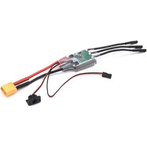 Connecteur de mise à niveau programmable pour contrôleur de vitesse électronique (ESC) brushless AM32 60A 2-4S, compatible avec les modèles 1/8 RC Crawler Axial Traxxas SCX10 TRX4 TRX6. (1/5)