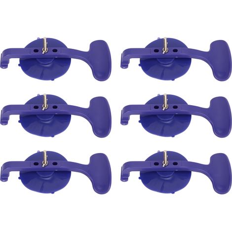Lot de 6 Pinces à Ventouse, Outil de Collage de Réparation de Pare-Brise en Verre à Ventouse Forte pour Voiture Domestique (1/5)