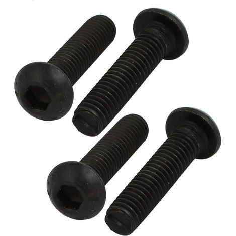4pcs M6x25mm Vis Filetage à Gauche Vis Mandrin Perceuse Vis Blocage Boulon Classe 10.9 (1/3)