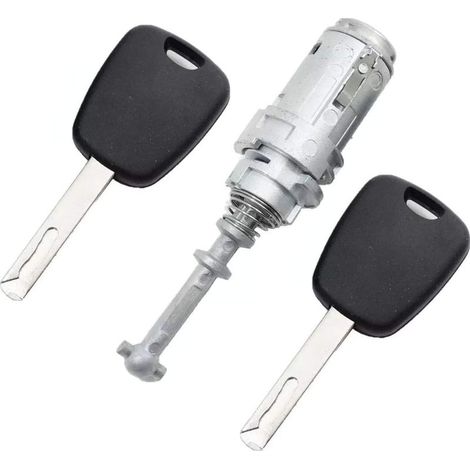 KIT Serrure + Barillet pour Porte Avant Gauche Citroen C2 C3 C3 PLURIEL + 2 clés (1/4)