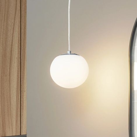 [GEBRAUCHT] B-Ware Lucande Hängelampe Hängeleuchte Bidolo LED Pendelleuchte dimmbar chromfarben (1/2)