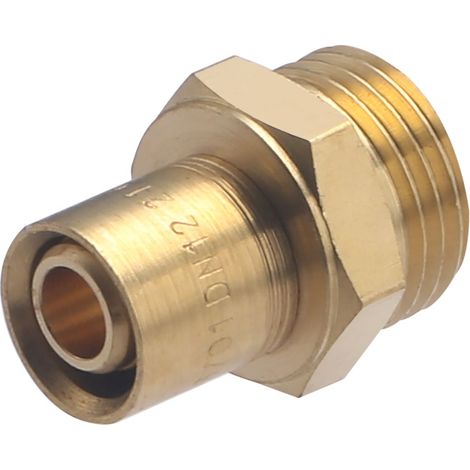 Raccord mâle à glissement pour tube PER NOYON & THIEBAULT Ø12 - M15x21 (1/2)