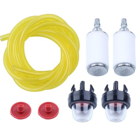 Kit de valve de contrôle de l'amorçage de ligne de filtre à carburant Poulan Craftsman Weedeater Trimmer Pièce de moteur 530095646 188-512-1 (1/5)