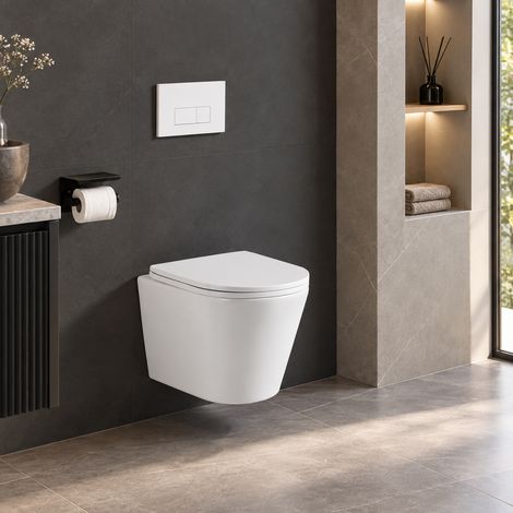 WC sospeso TERCERO - senza bordo e con chiusura ammortizzata (1/5)