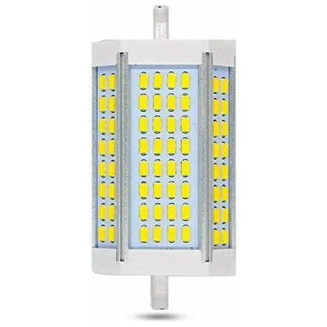 R7S LED Bulb 118mm 30W Dimmable, 3000LM, Cool White 6000K, Equivalent to R7S J118 200W 300W Halogen Pencil, 200 Degrees of Light, R7S 118mm Dimmable LED Lamp for Wall Lamp/Floor Lamp/Floodlight [Energ