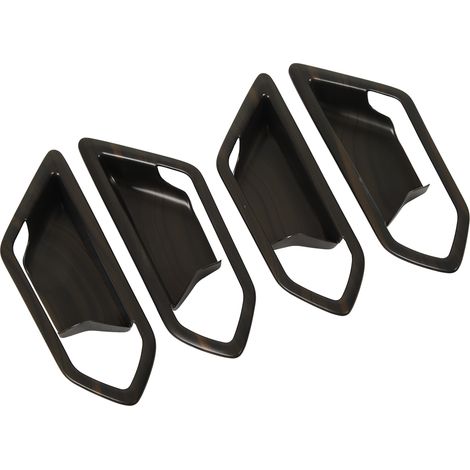 4 Pièces Poignée de Porte Intérieure Couvre-Bol Imitation Bois Pêcher Grain Anti-Rayures Installation Facile pour ID.4 ID.4X 2021-2023 (1/5)
