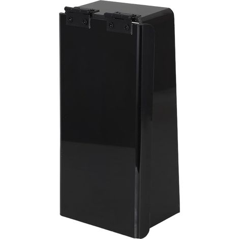 Protection Pluie en Plastique Noir pour Serrure Électronique Extérieure Résistance Température et Installation Facile pour Sécurité Porte Maison (1/5)