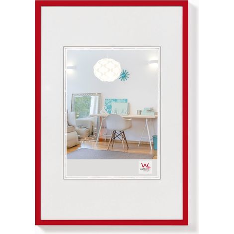 Cadre Photo Rouge 20 x 25 cm Cadre en Plastique KV025R (1/5)