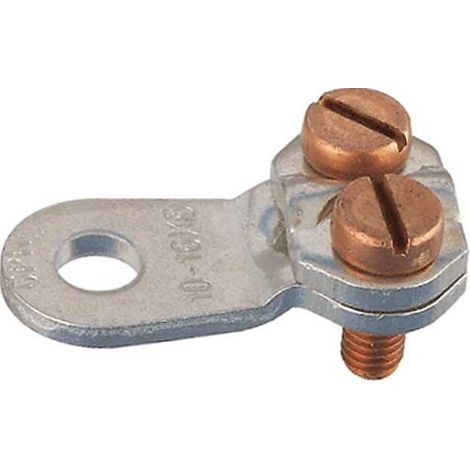 Terminal de anilla metálico Klauke 572R6 10 mm²