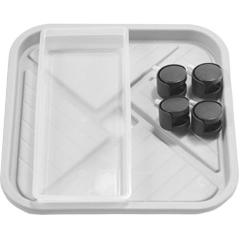 Support pour plantes avec réservoir d'eau intégré et-Carré 3 (1/5)