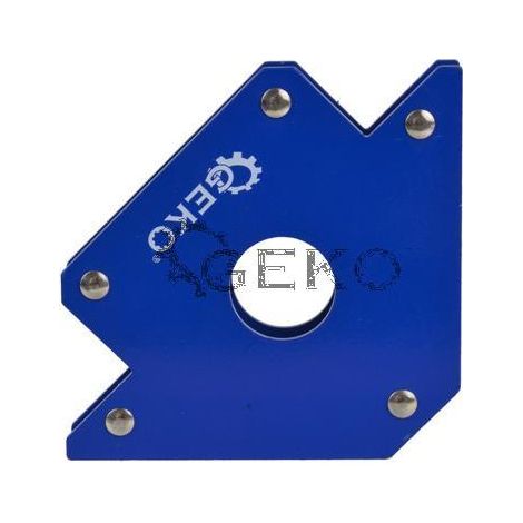 Geko G01872 - Soporte magnético para soldar (4", 22,5 kg), color azul
