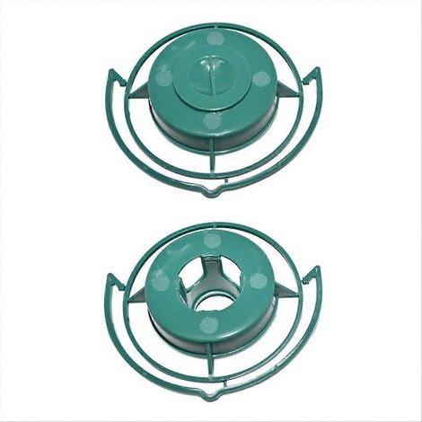 Extérieur oiseau mangeoire automatique Hanging plastique Feed bol 2 pièces (1/5)