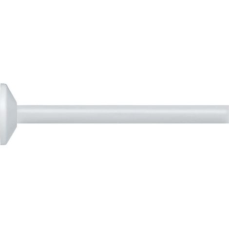 Barra para cortina de ducha modular de esquina para fijar en Aluminio MAGIC UNIVERSAL Blanco Spirella