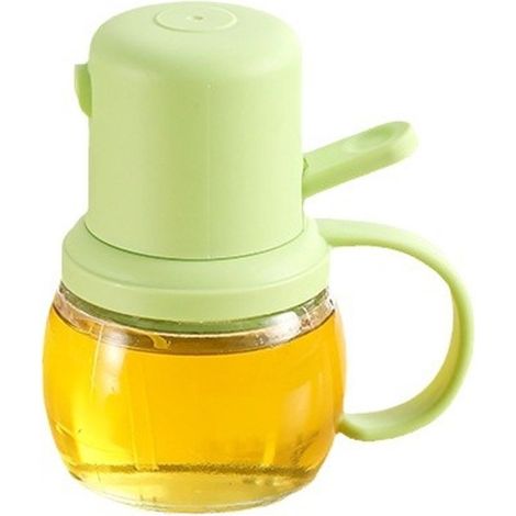 Botella pulverizadora de aceite de oliva – 200 ml, recargable, niebla fina, antideslizante, para cocina y freidora de aire (1/5)