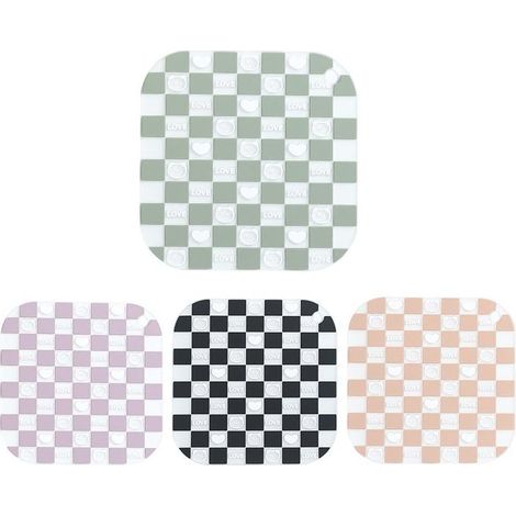 Set mit 4 schottischen PVC-Untersetzern, isolierenden Becherschützern, kreativen Tischsets für Getränke (1/5)