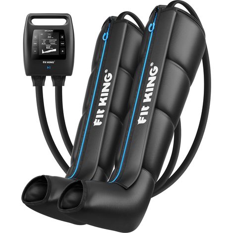 Bottes de Pressothérapie pour Jambes avec 4 Zones Récup' Sport (M)