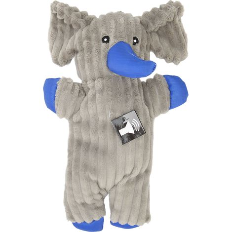 Jouet à mâcher couineur pour chien, doux et résistant aux morsures, en forme d'éléphant, pour chiens de petite et moyenne taille. (1/5)