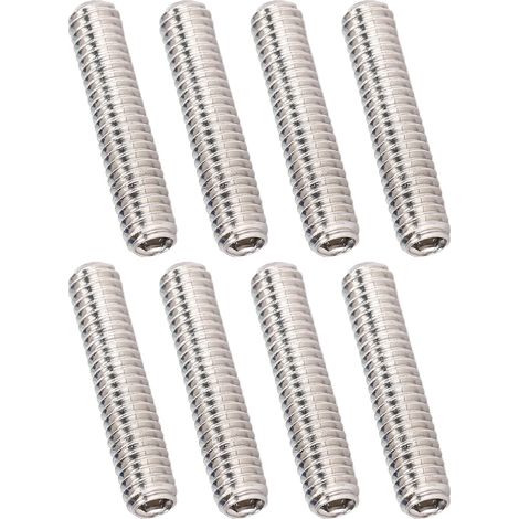 Kit de 50 vis sans tête en acier inoxydable A2-70, assortiment de vis de fixation M2,5 x 12 (1/5)