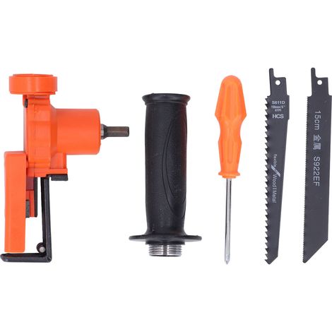 Reciprocating Saw Attachment Adapter Change Electric Drill Into Saw for Wood Metal PVC Cutting