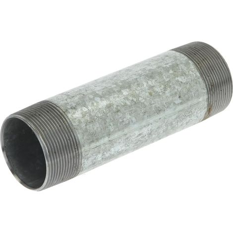 Nipple double galvanisé 2'' x 180 mm