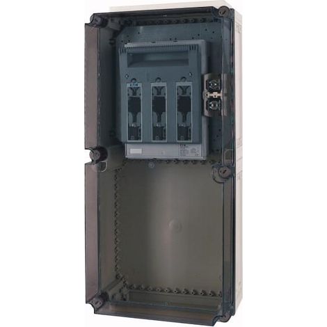 Coffret Ci48,avec 1 sectionneur pour fusibles à couteaux NH2,2 flasques 000184463 EATON XNH2 CI48E