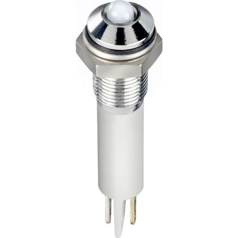 APEM Q8P1CXXW24E Voyant de signalisation LED blanc Proéminente 1600 mcd Y111643 (1/2)