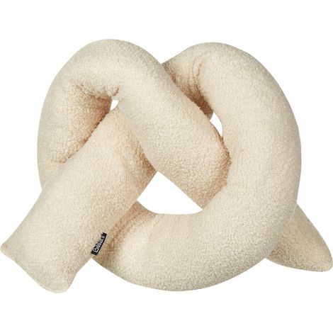 Dekokissen GLADIOLUS Bouclé 172 x 14 cm Beige Ohne Muster