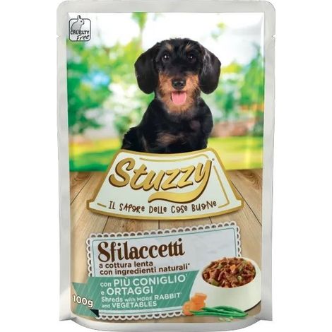 STUZZY für Hunde Geschnetzeltes Kaninchen mit Gemüse 100g