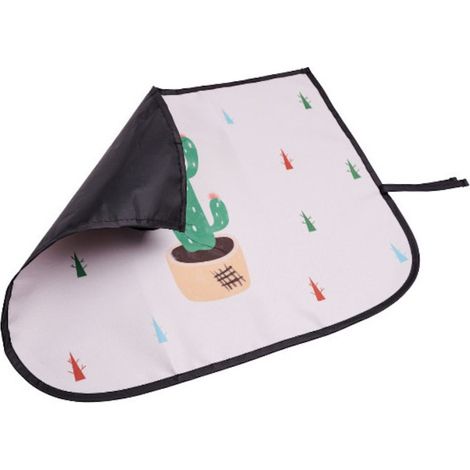 Seitlicher Sonnenschutz für Autos, Magnetverschluss, Polyester, Kaktusmuster, 58 x 45 cm, rosa-grün (1/5)