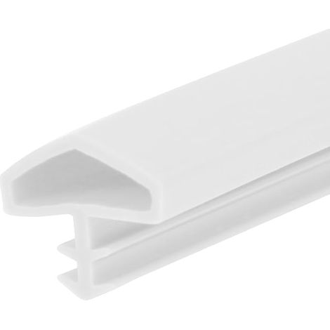 Türdichtung, 5m/10m/30m 12mm Zimmertürdichtung, TPE Gummidichtung Dichtband Zarge, Türanschlagdichtung, Zargendichtung für Türen, Fenste (Weiß, 30M) (1/5)