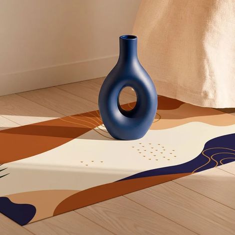 Tapis antidérapant - Dune - vinyle - int./ext. - Beige - 50x200cm (1/5)