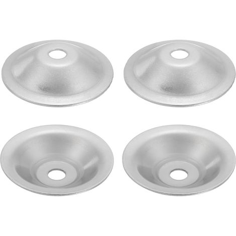 4 Pcs M10 Rondelles Inox 2x70mm Acier Inoxydable 304 Rondelle d'Arbre pour Meuleuse d'Établi, Polisseuse à Brosse Métallique, Argenté (1/5)